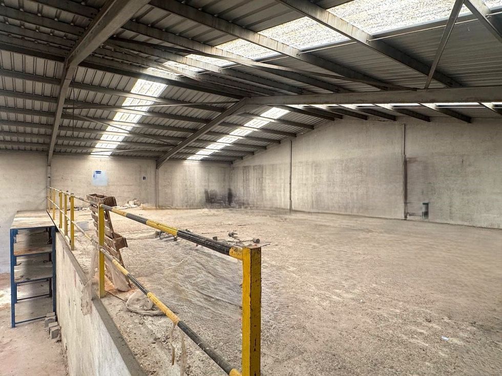 Fotografa de 3 naves industriales de 1.500m2 y 126.000m2 de terreno industrial.