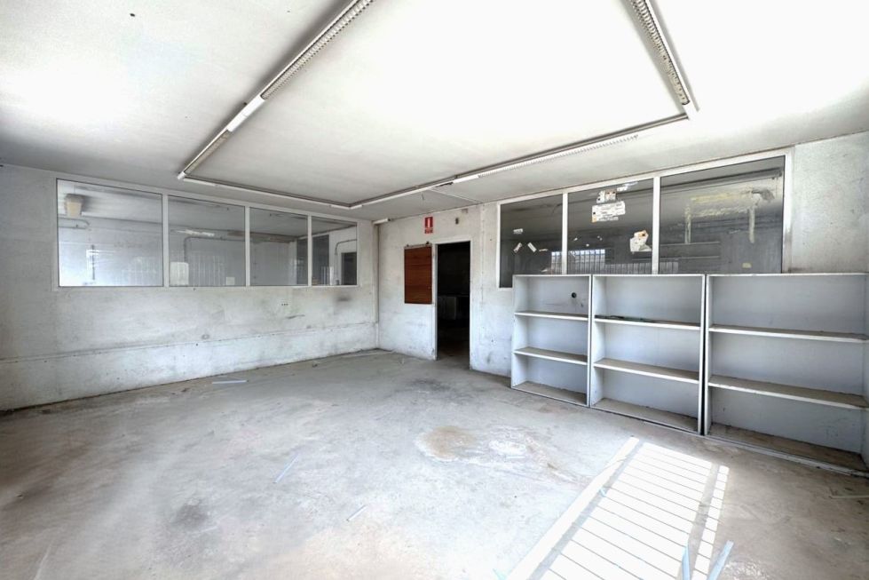 Fotografa de 3 naves industriales de 1.500m2 y 126.000m2 de terreno industrial.