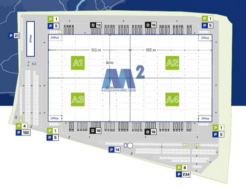 Fotograf�a de Nave log�stica en alquiler